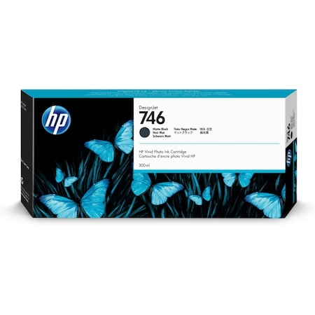 Hp HP 746, P2V83A Matte Black Original Ink Cartridge, 300 ml P2V83A